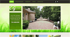 Desktop Screenshot of cglandscapenj.com